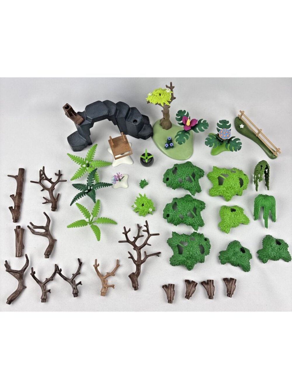 Playmobil Trees Plants Shrubs Foliage Vegetation Flowers Parts Lot